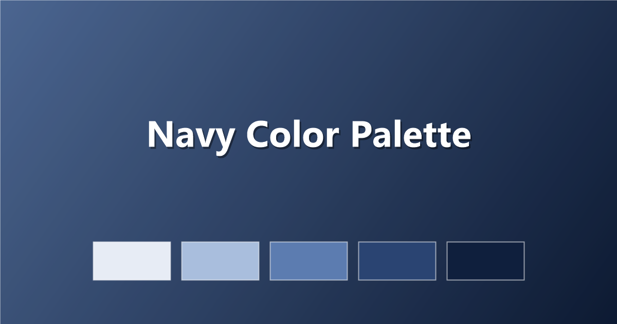 Navy Color Palette: 6 Timeless Schemes with Hex Codes